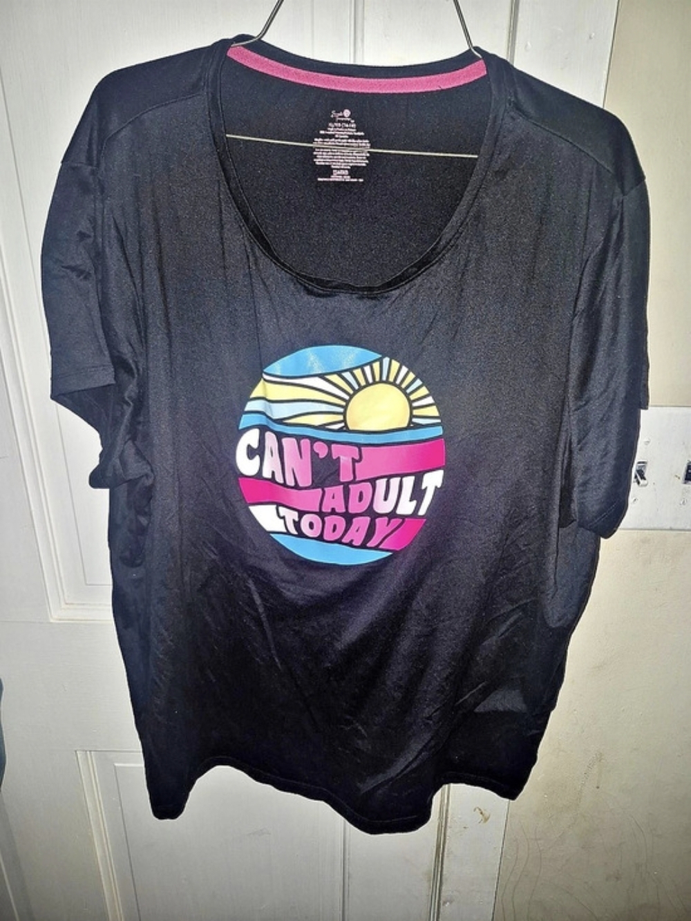 Sweet Treasures Graphic Short Sleeve Tee in Black Size XL